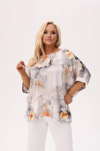 Kimonowa bluzka Poranna Rosa PLUS SIZE XXL