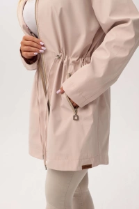Przejściowa kurtka damska Nala z kapturem w kolorze delikatnego różu - 4