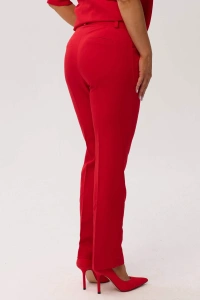 Czerwony komplet Violetta - elegancja w nowoczesnym wydaniu - 6