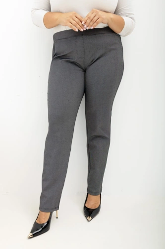 Spodnie Liora w odcieniach szarości - elegancja i komfort w jednym Plus Size Oversize